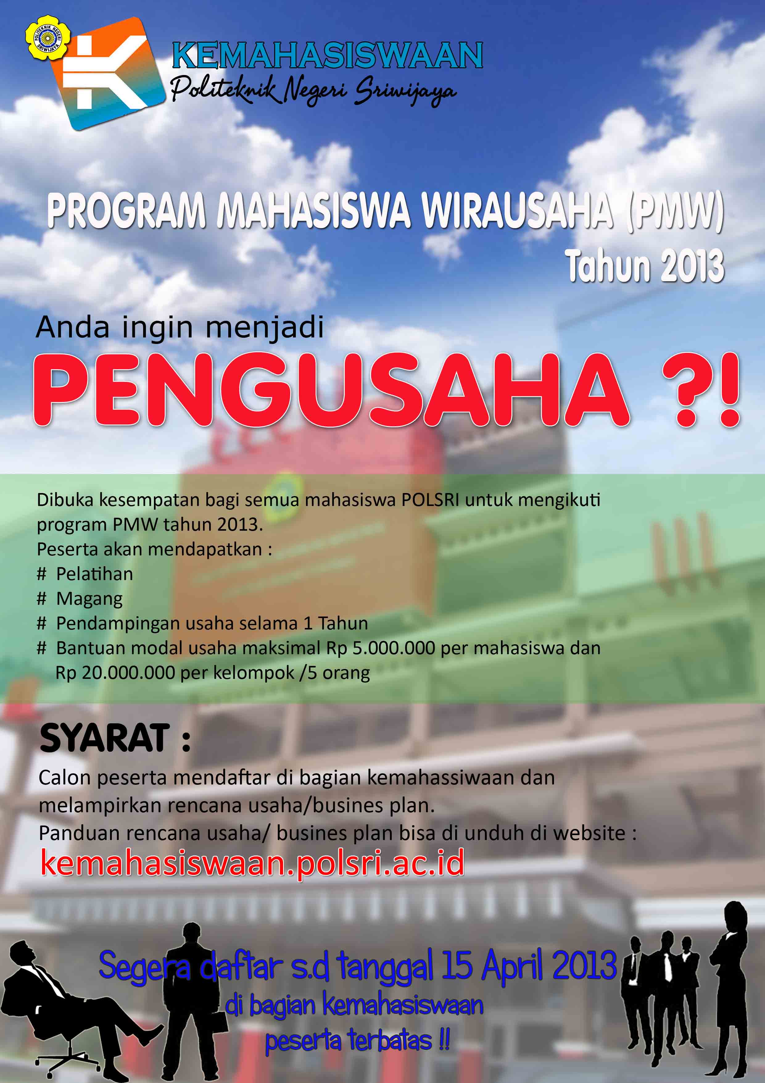 Penawaran Program Mahasiswa Wirausaha (PMW)