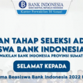 Pengumuman Beasiswa Bank Indonesia tahun 2022 yang Lulus Administrasi